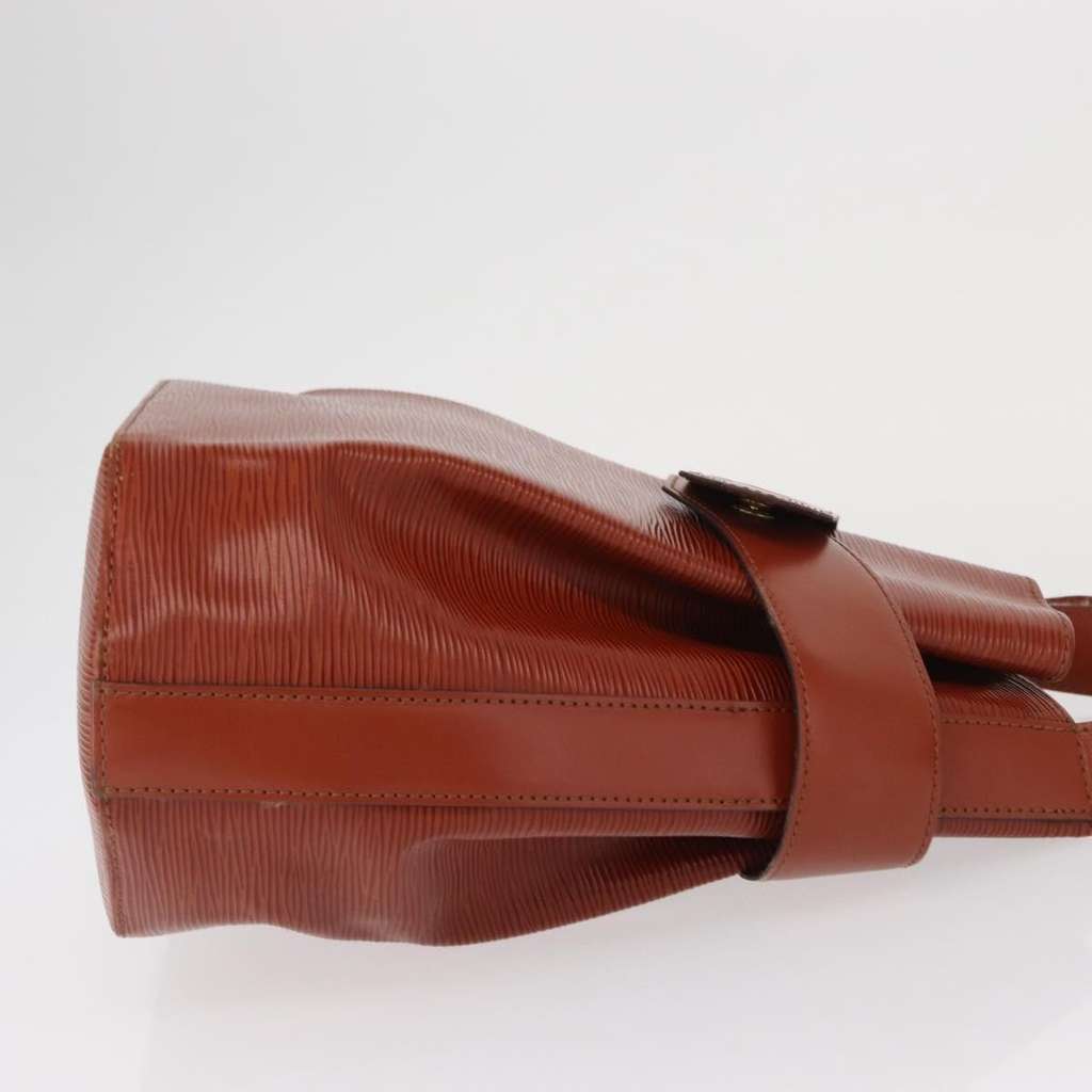 Louis Vuitton Vintage Sac d'Epaule Handbag Brown Leather Good condition - Inside View