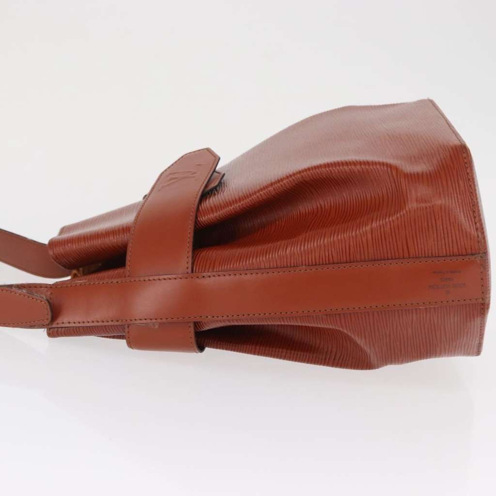 Louis Vuitton Vintage Sac d'Epaule Handbag Brown Leather Good condition - Model View