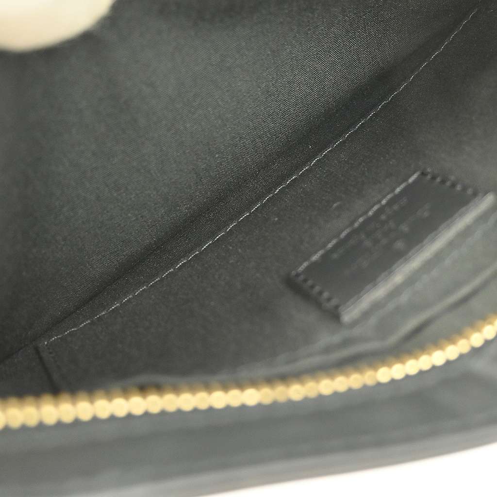 Louis Vuitton Sarvanga Handbag Black Leather Good condition - Inside View