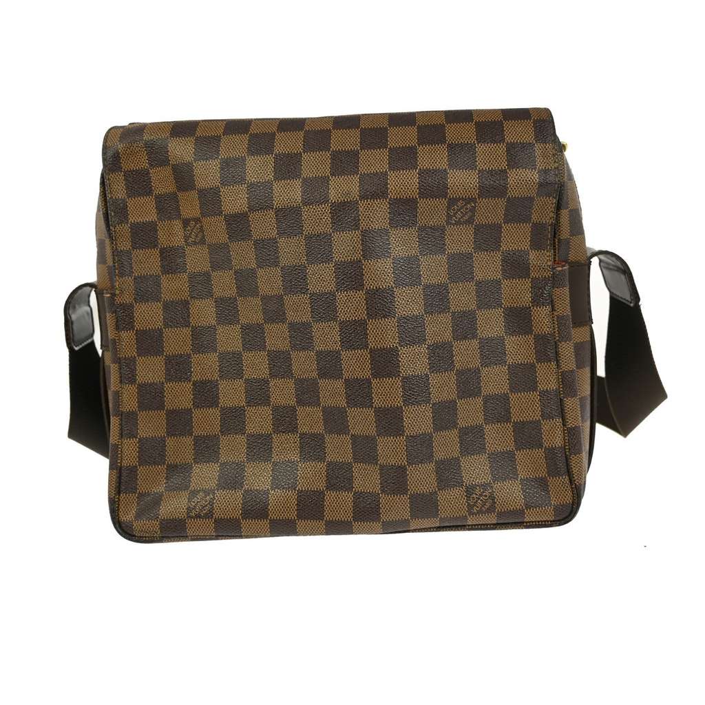 Louis Vuitton Naviglio Handbag Brown Canvas Good condition - Back View