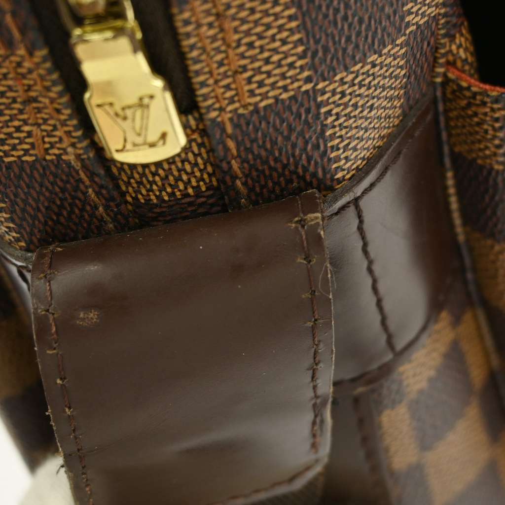 Louis Vuitton Naviglio Handbag Brown Canvas Good condition - Box View