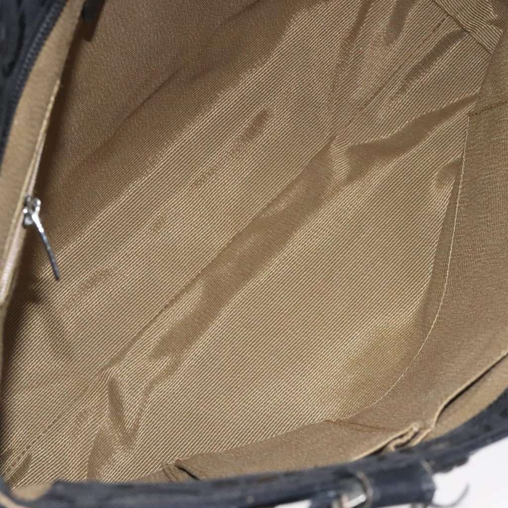 Salvatore Ferragamo Gancini Tote Black Canvas Good condition - Box View