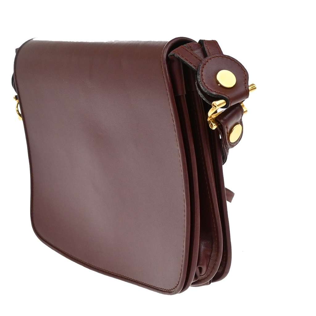 Cartier Must de Cartier Shoulder Bag Red Leather Good condition - Inside View