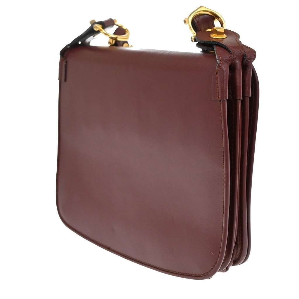 Cartier Must de Cartier Shoulder Bag Red Leather Good condition - Model View