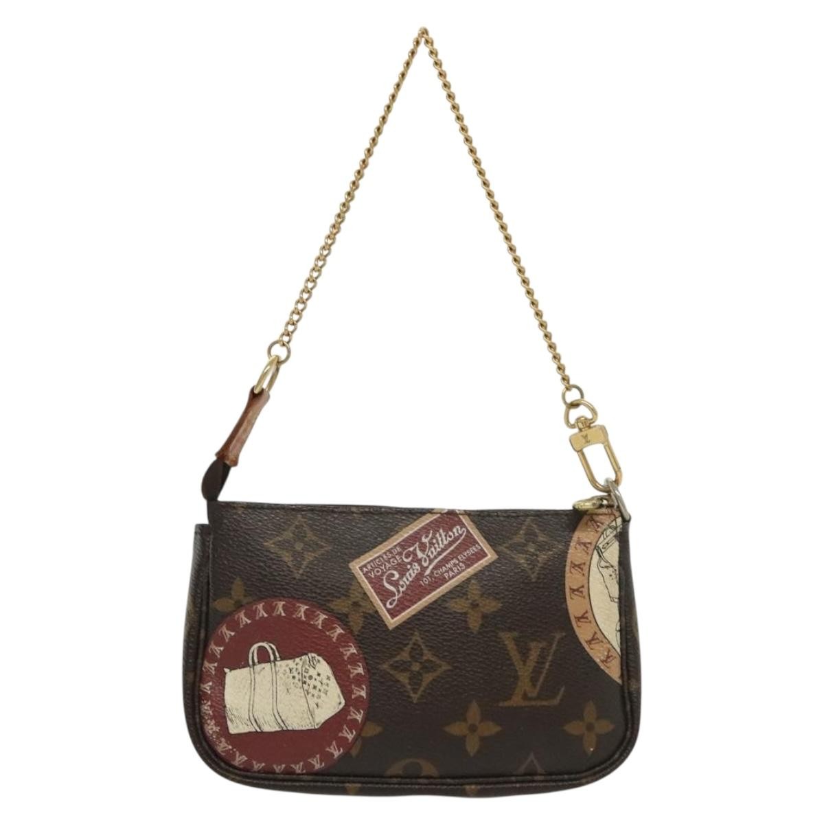 Louis Vuitton Pochette Accessoires Brown Canvas Good condition - Back View