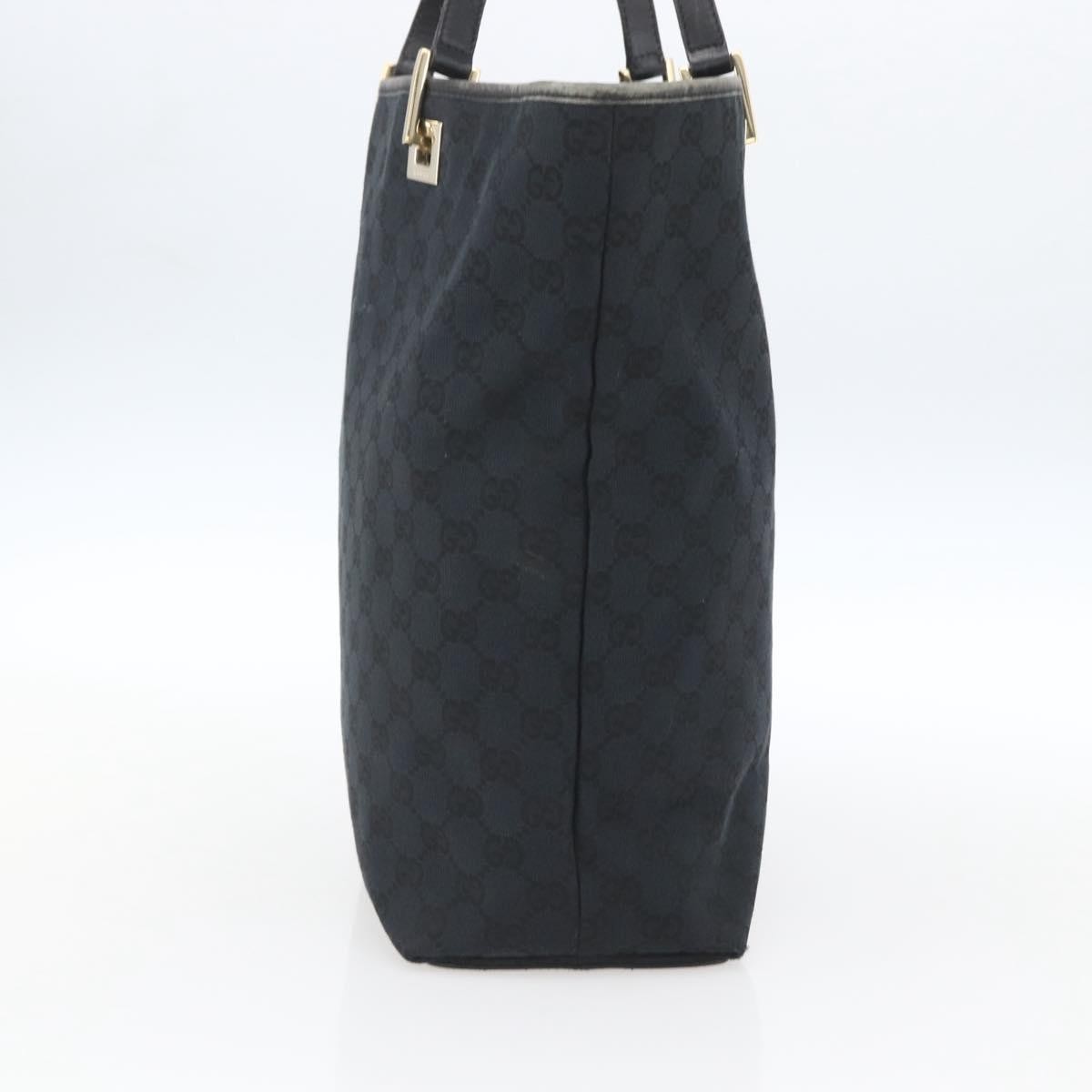 Gucci Vintage Bucket Shopping Tote Black Canvas Fair condition - Inside View