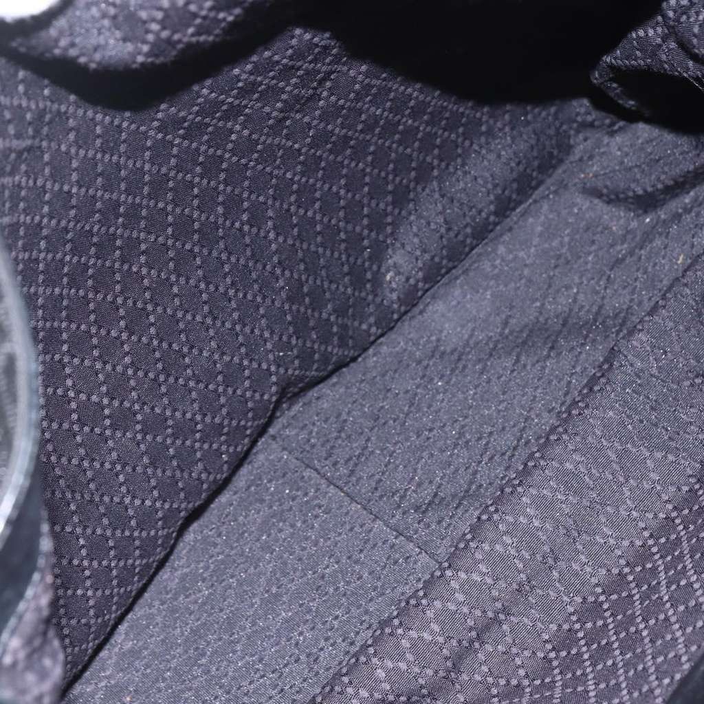 Gucci Vintage Bamboo Shoulder Bag Black Good condition - Box View