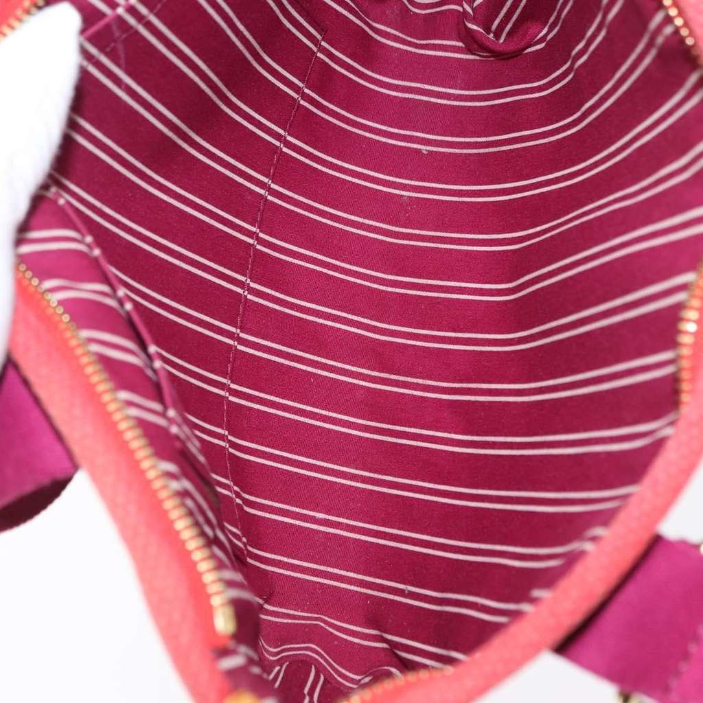 Louis Vuitton Antigua Tote Red Canvas Fair condition - Box View