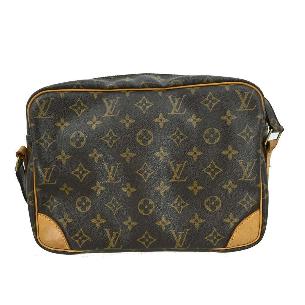 Louis Vuitton Nil Messenger Bag Brown Canvas Fair condition - Back View
