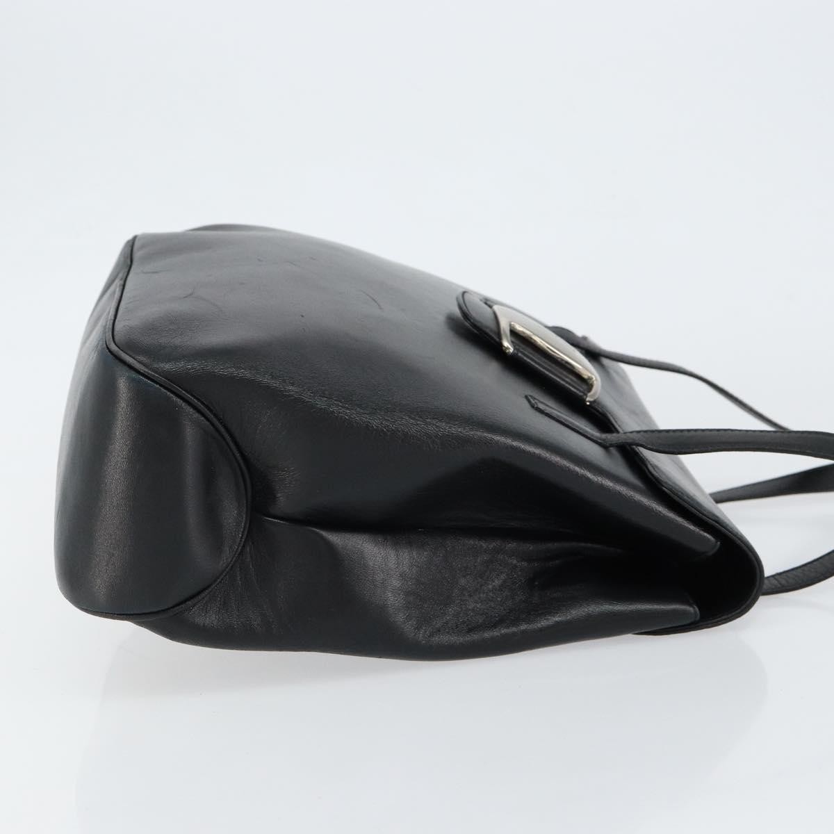 Salvatore Ferragamo Vala Shoulder Bag Black Leather Good condition - Inside View