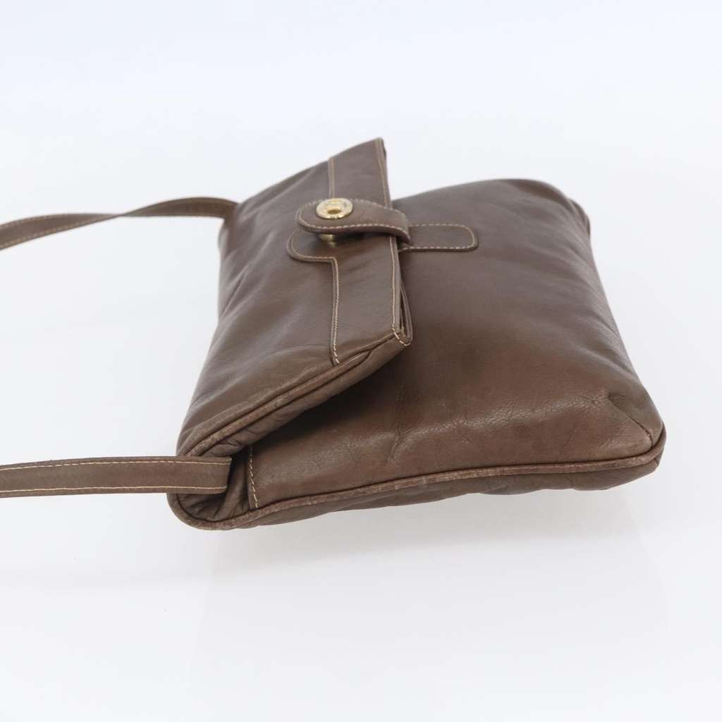 Celine Vintage Shoulder Bag Brown Leather Good condition - Inside View