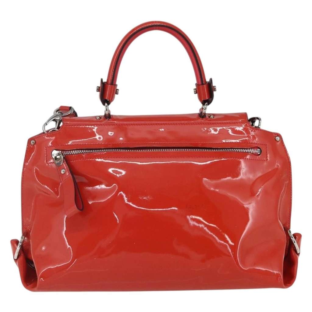 Salvatore Ferragamo Gancini handbag Red Fair condition - Back View