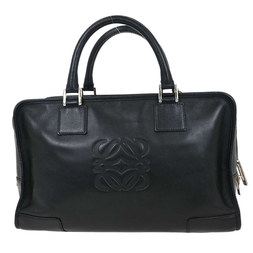 Loewe Amazona NM Bag Black Leather Good condition - Back View