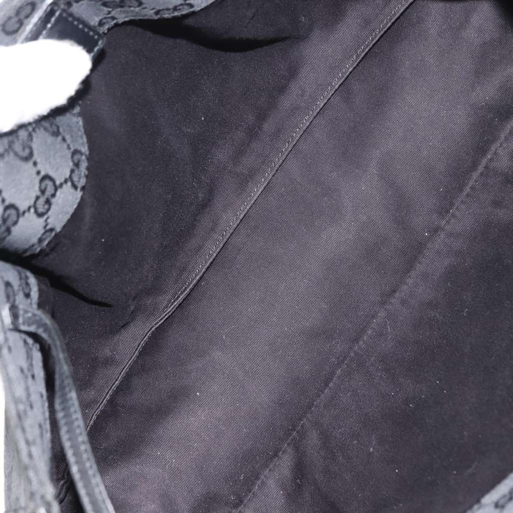 Gucci Vintage Jackie Tote Black Canvas Good condition - Box View