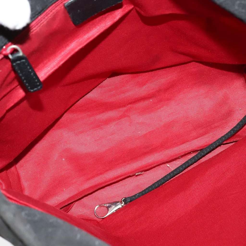 Bvlgari B.Zero1 Logomania Bag Black Canvas Good condition - Box View