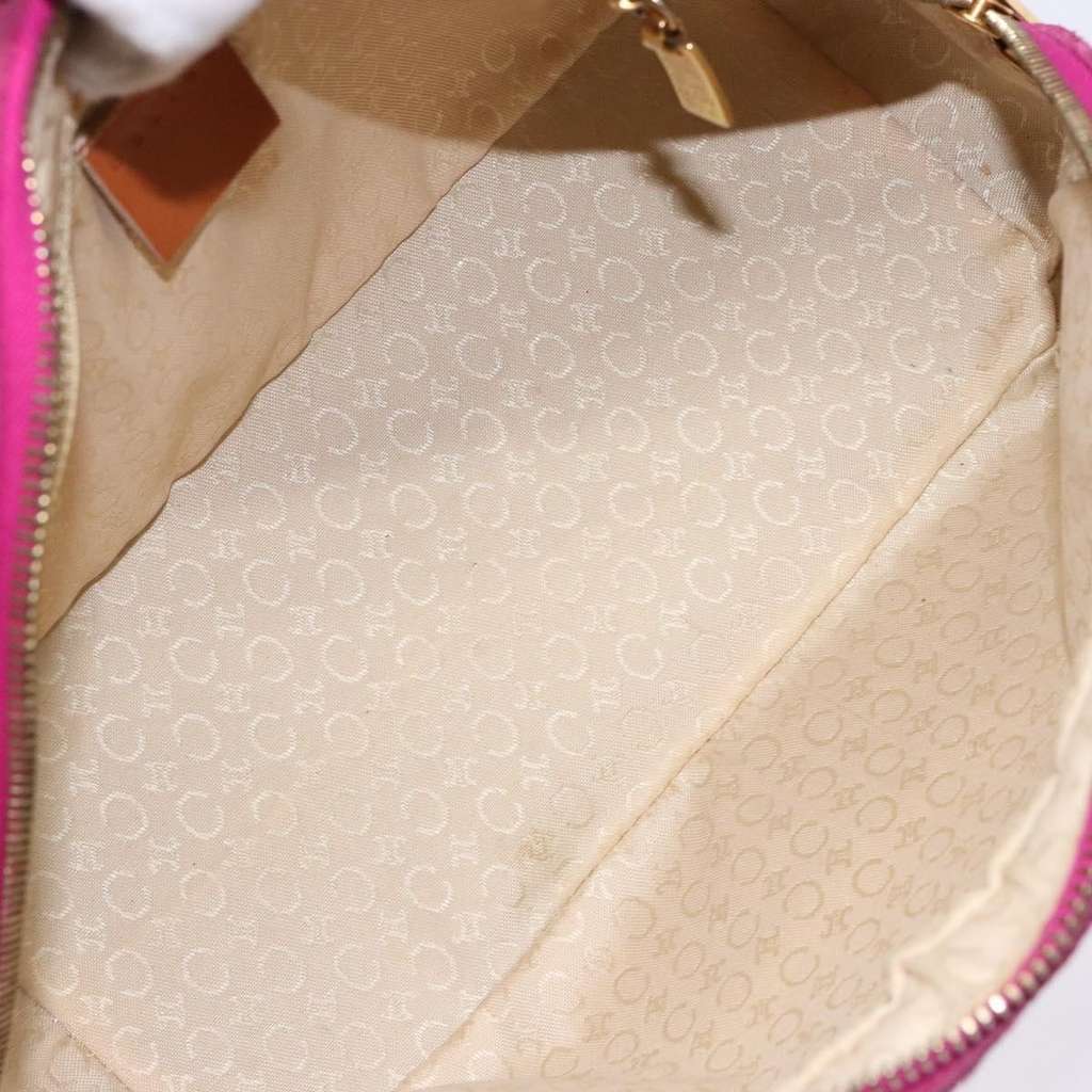 Celine Vintage Macadam Handbag Purple Suede Good condition - Box View