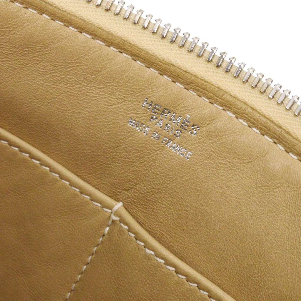 Hermès Yeoh Bag Beige Leather Good condition - Model View