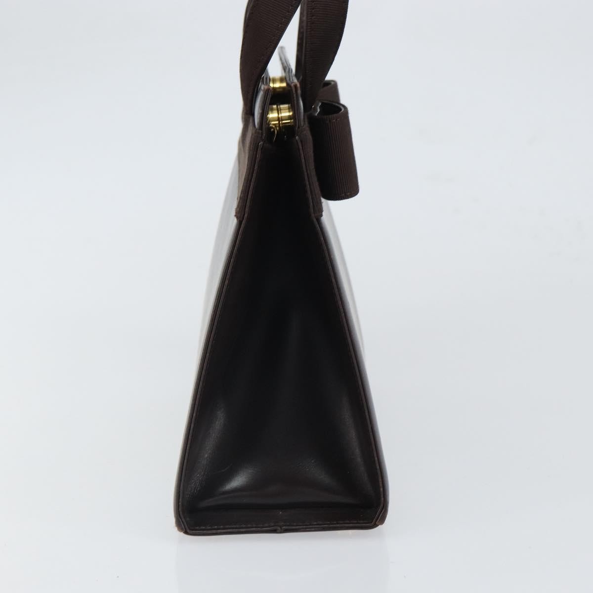 Salvatore Ferragamo Convertible Vara Bow Tote Brown Leather Good condition - Inside View