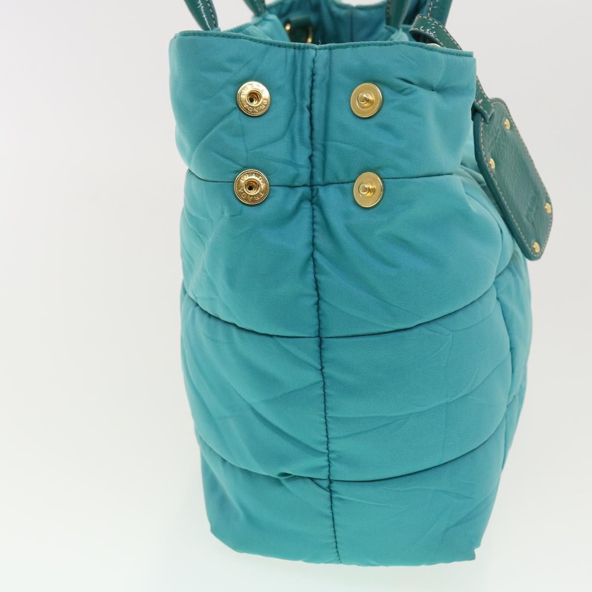 Prada Convertible Tote Turquoise Good condition - Model View