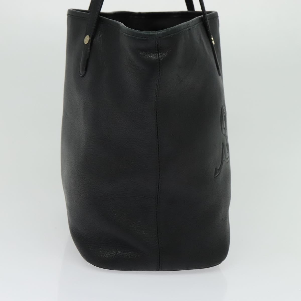 Bvlgari Tote Sotirio Black Leather Good condition - Inside View