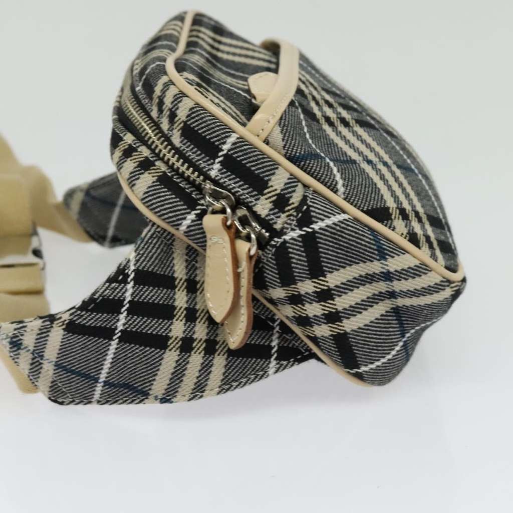Burberry Waist Bag Blue Canvas Good condition - Inside View