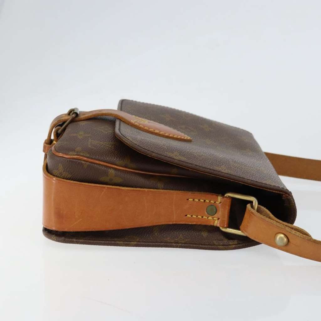 Louis Vuitton Cartouchiere Handbag Brown Canvas Good condition - Inside View