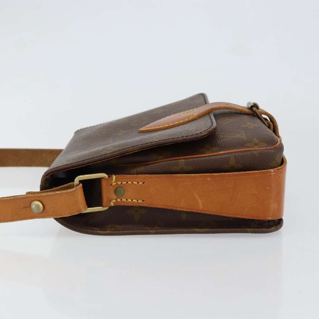 Louis Vuitton Cartouchiere Handbag Brown Canvas Good condition - Model View