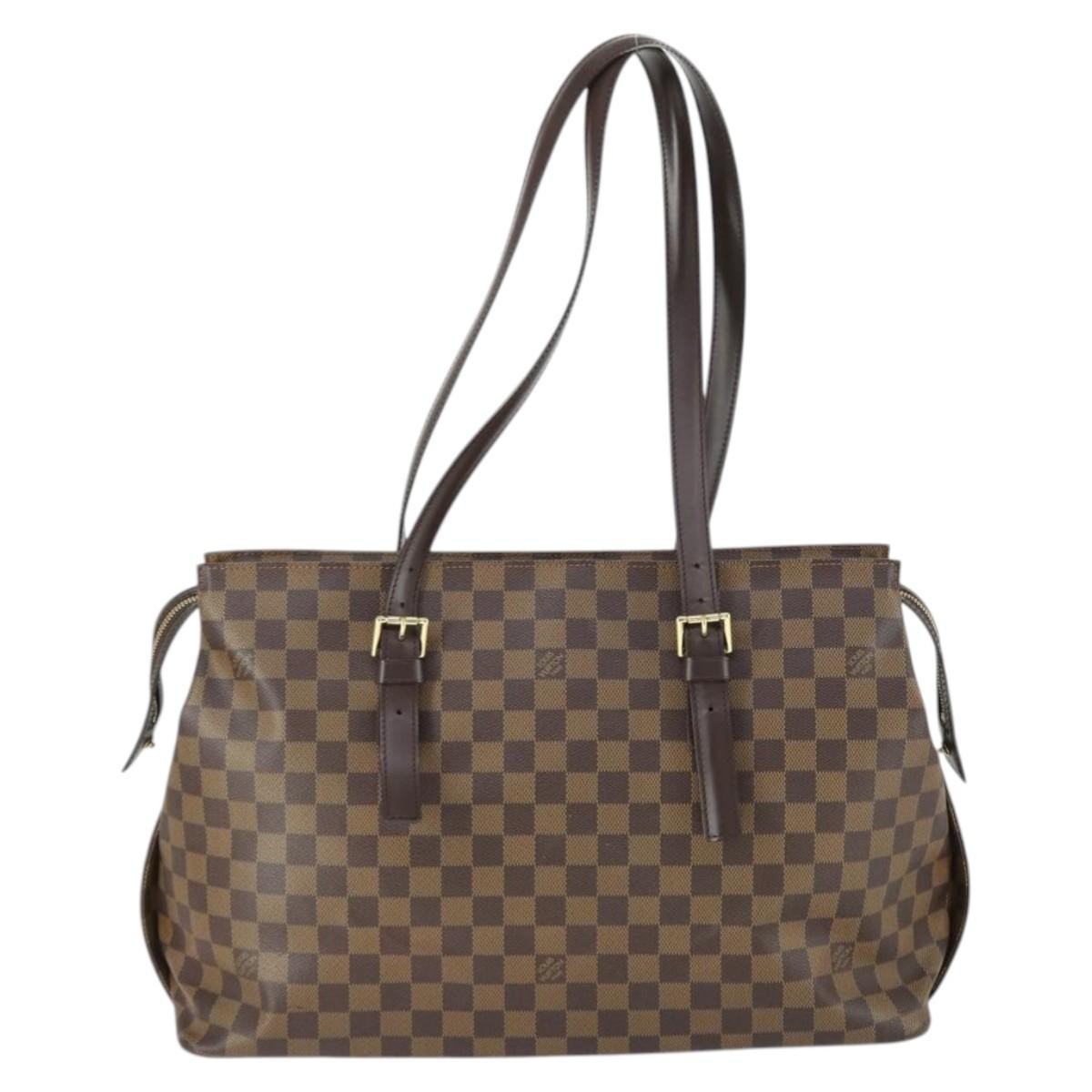 Louis Vuitton Chelsea Handbag Brown Canvas Good condition - Back View