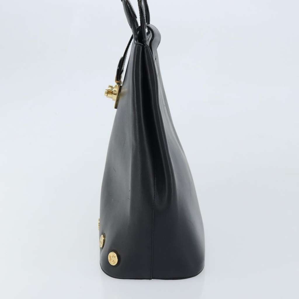 Salvatore Ferragamo Vintage Tote bag Black Leather Fair condition - Inside View