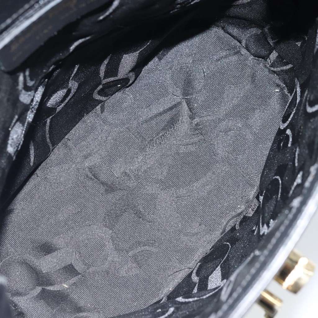 Salvatore Ferragamo Vintage Tote bag Black Leather Fair condition - Box View