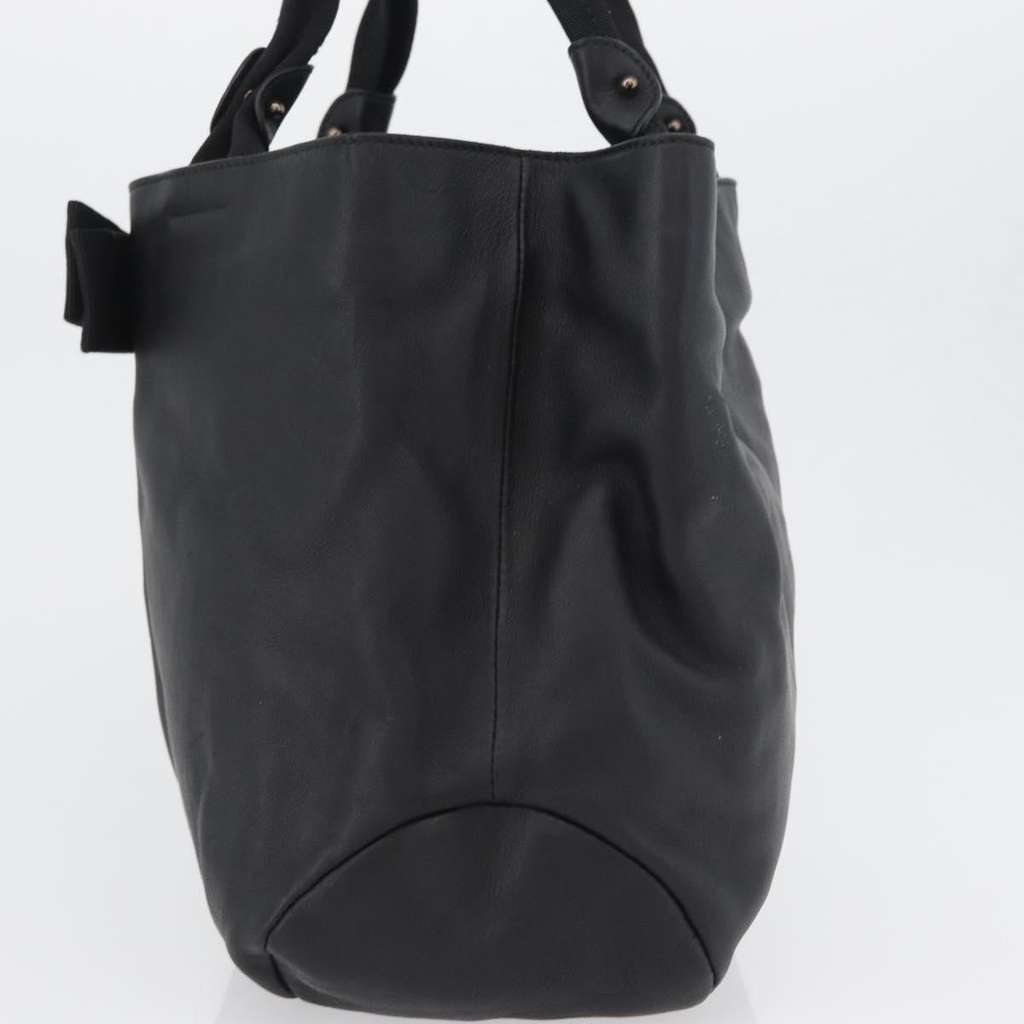 Salvatore Ferragamo Vala tote Black Leather Good condition - Inside View