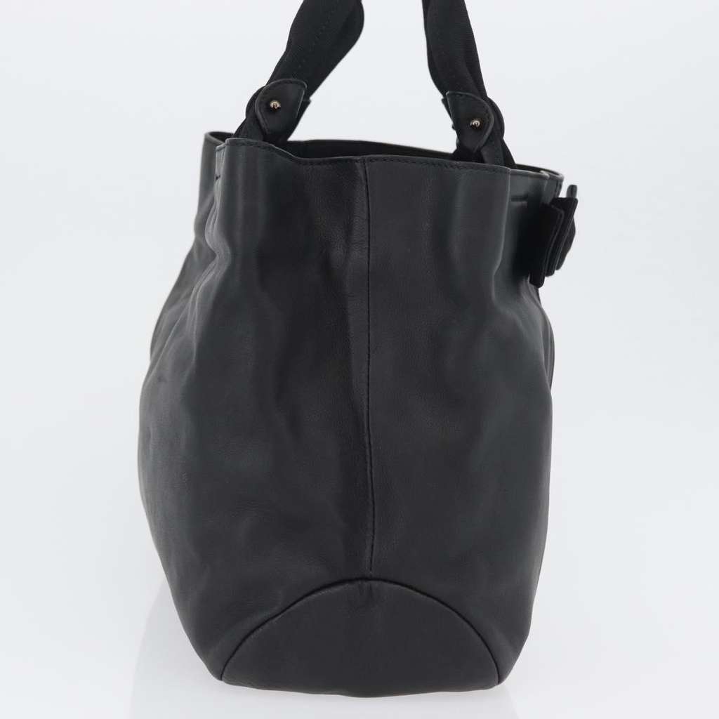 Salvatore Ferragamo Vala tote Black Leather Good condition - Model View