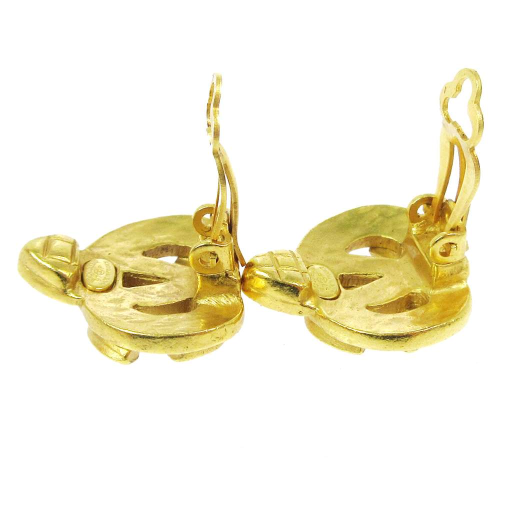 Chanel CC logo heart Gold Good condition - Inside View