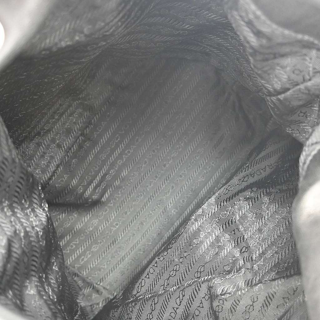 Prada Vintage Handbag Black Leather Good condition - Inside View