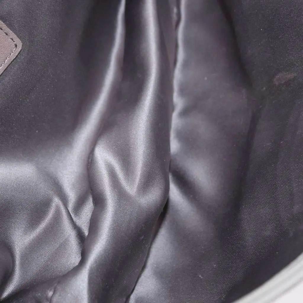 Chanel Mademoiselle Lock Flap Bag Grey Leather Good - Box View