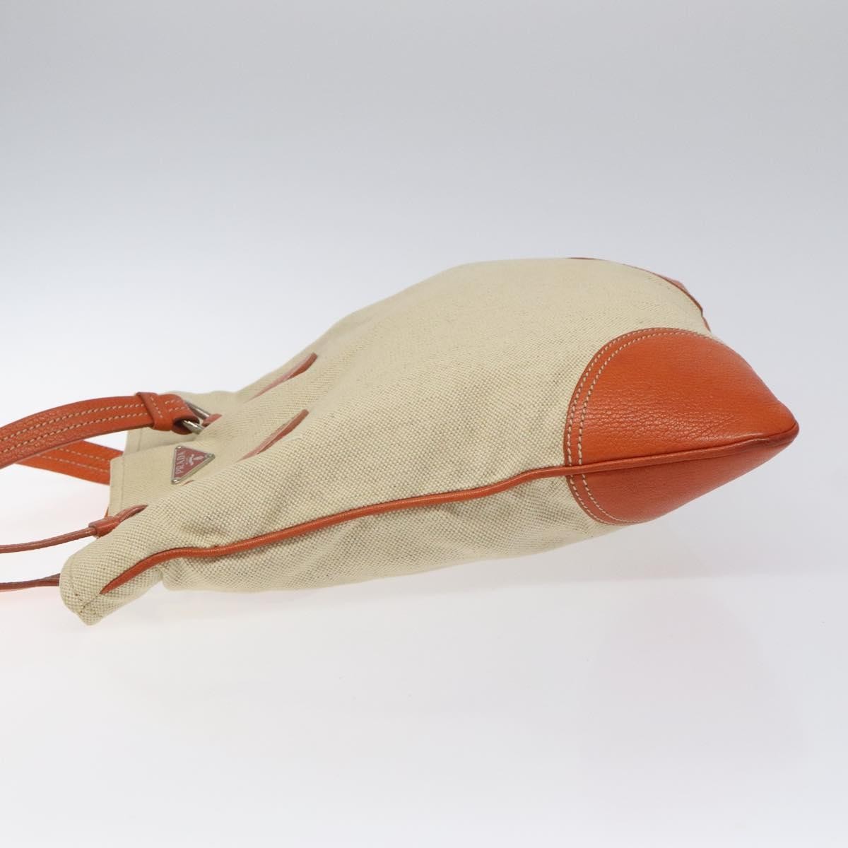 Prada Vintage Handbag Beige Canvas Good condition - Model View