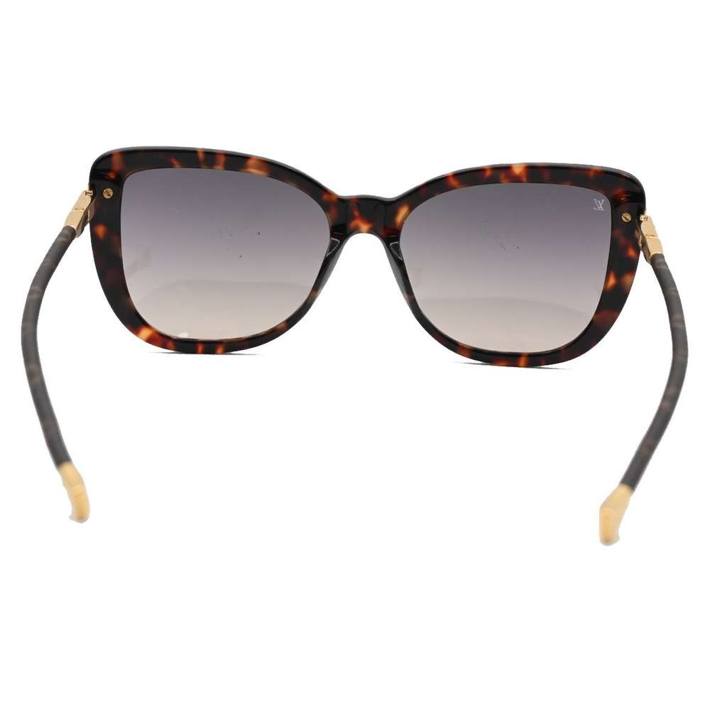 Louis Vuitton Charlotte Sunglasses Brown Plastic Good condition - Back View