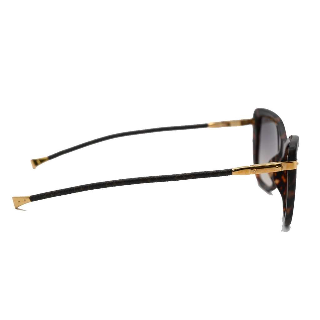 Louis Vuitton Charlotte Sunglasses Brown Plastic Good condition - Model View