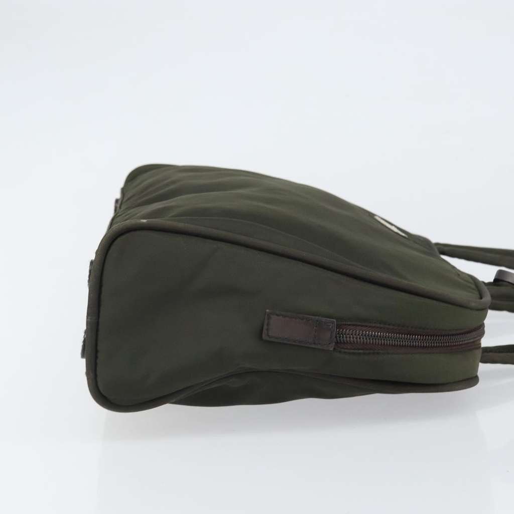 Prada Zip Around Tote Khaki Fair condition - Inside View
