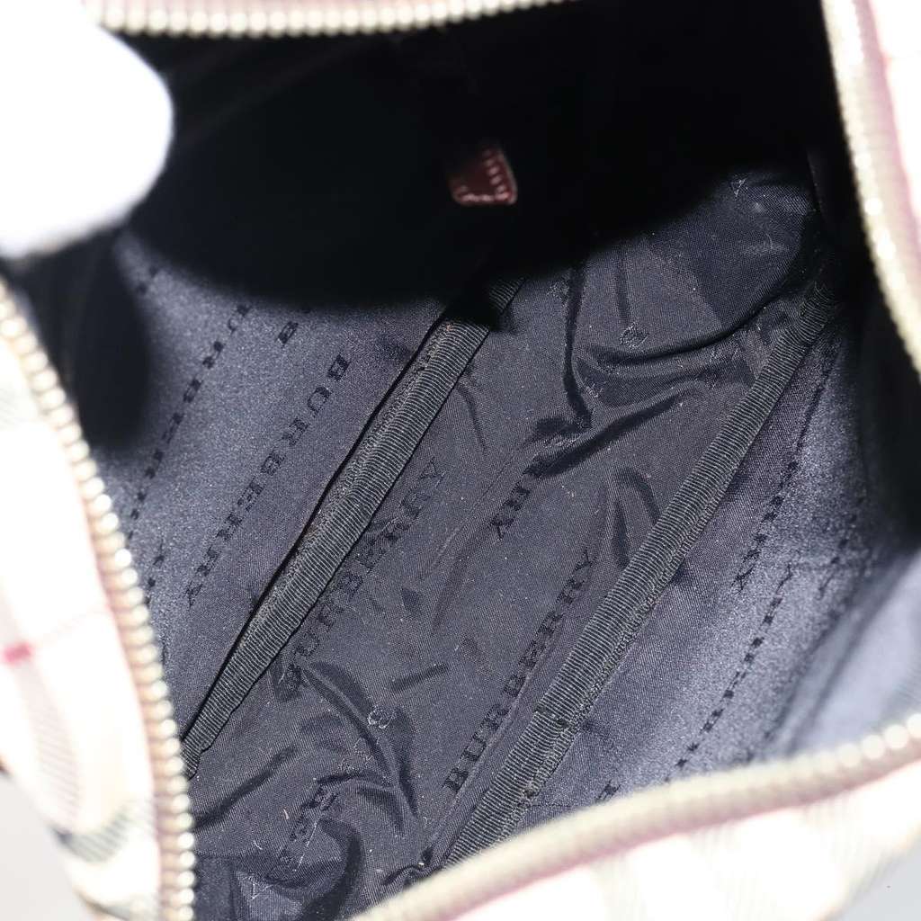 Burberry Zip Messenger Bag Beige Canvas Good condition - Box View