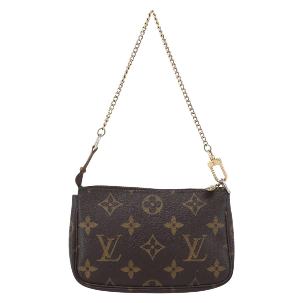 Louis Vuitton Pochette Accessoires Brown Canvas Good condition - Back View