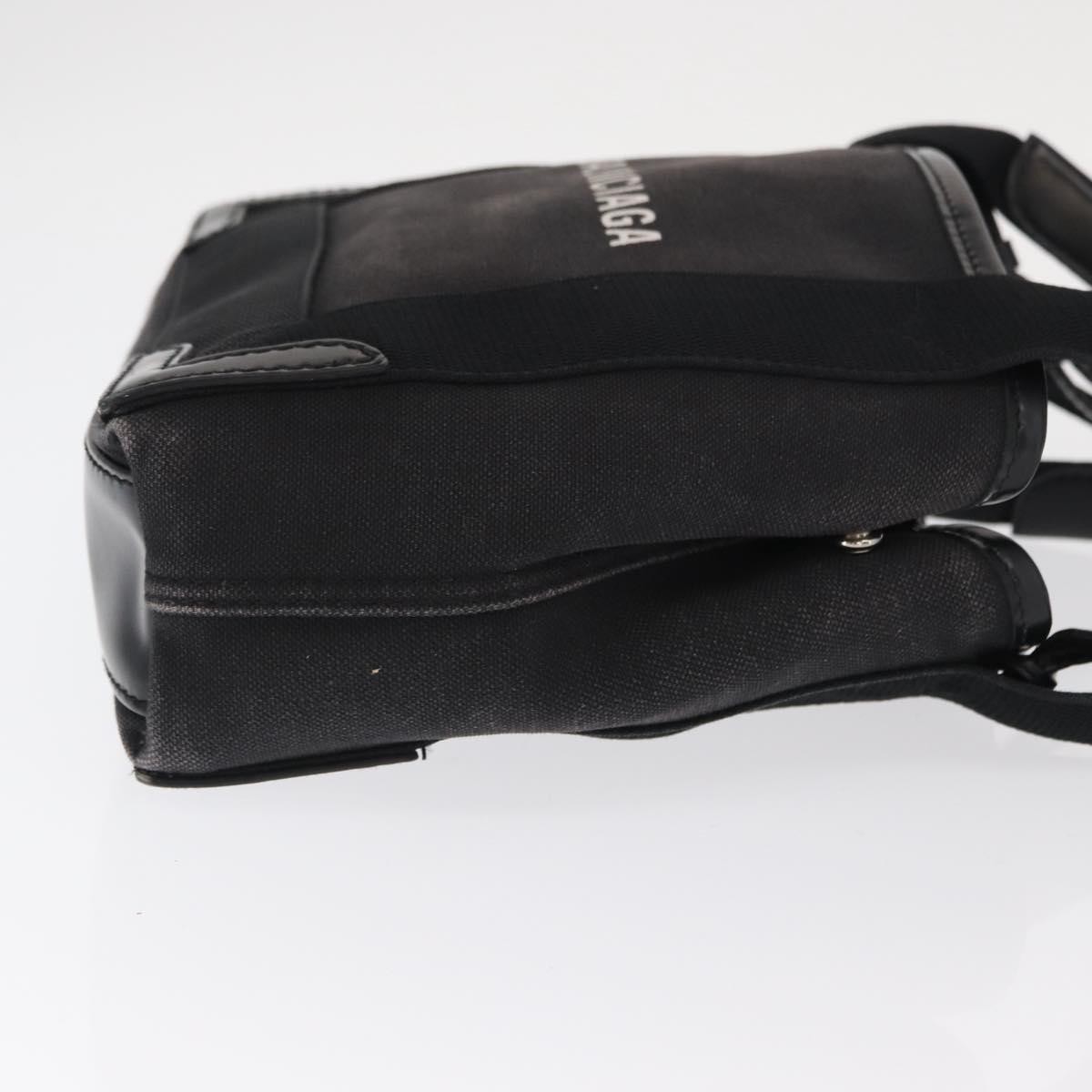 Balenciaga Navy Cabas Black Canvas Fair condition - Inside View