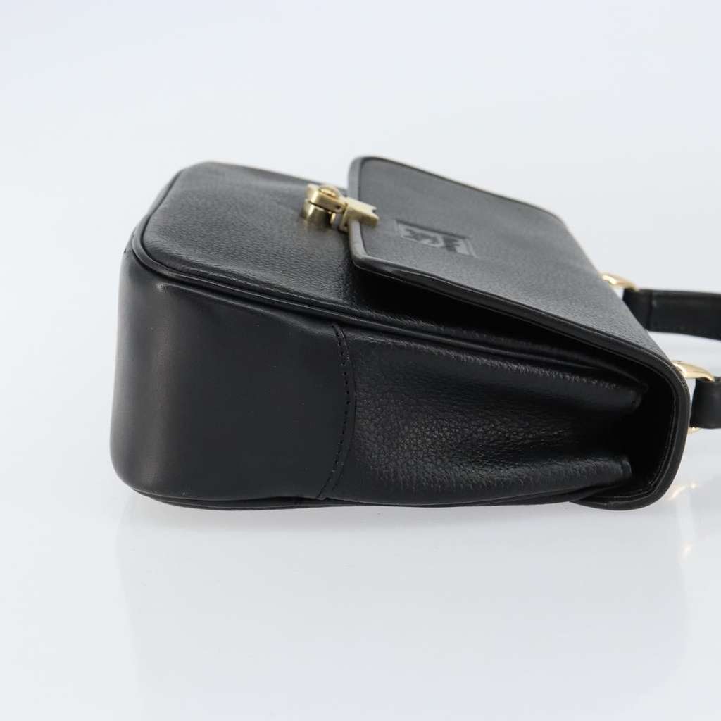 Burberry Vintage Handbag Black Leather Good condition - Inside View