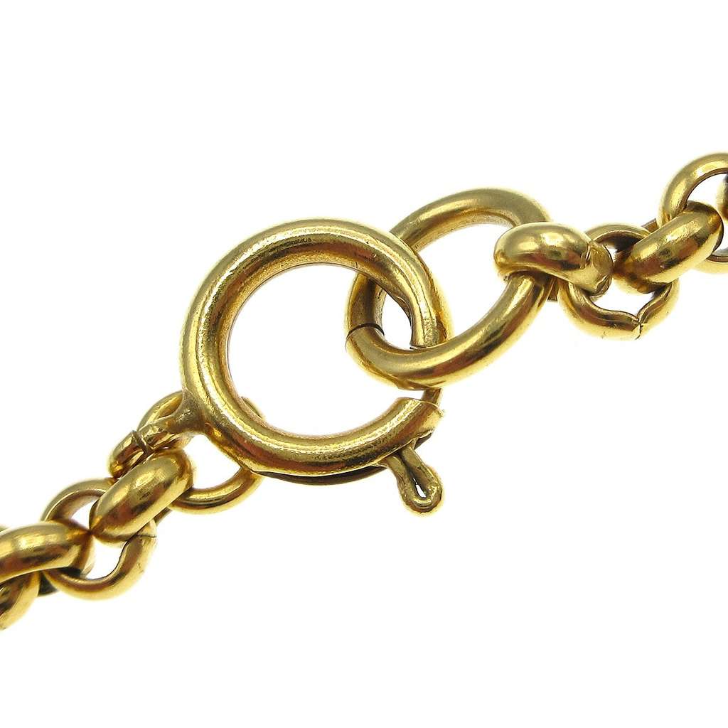 Chanel CC Heart Pendant Necklace Gold Good condition - Box View