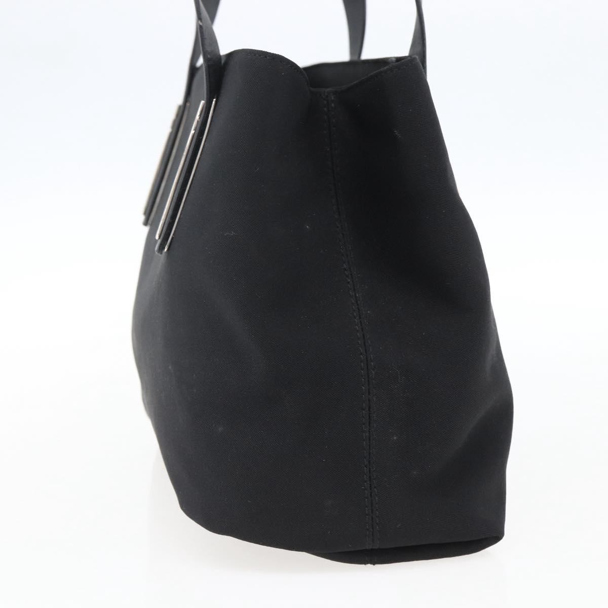 Salvatore Ferragamo Vintage Handbag Black Canvas Fair condition - Inside View