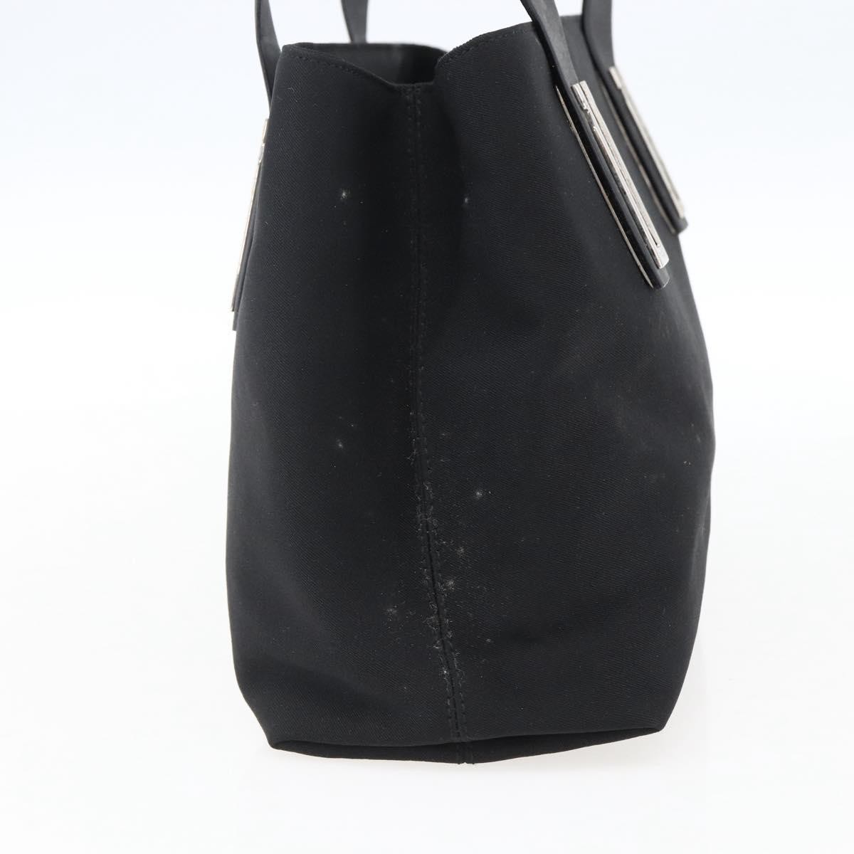 Salvatore Ferragamo Vintage Handbag Black Canvas Fair condition - Model View