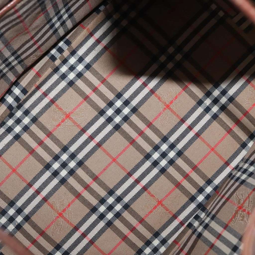 Burberry Vintage Shoulder Bag Brown Leather Fair condition - Box View