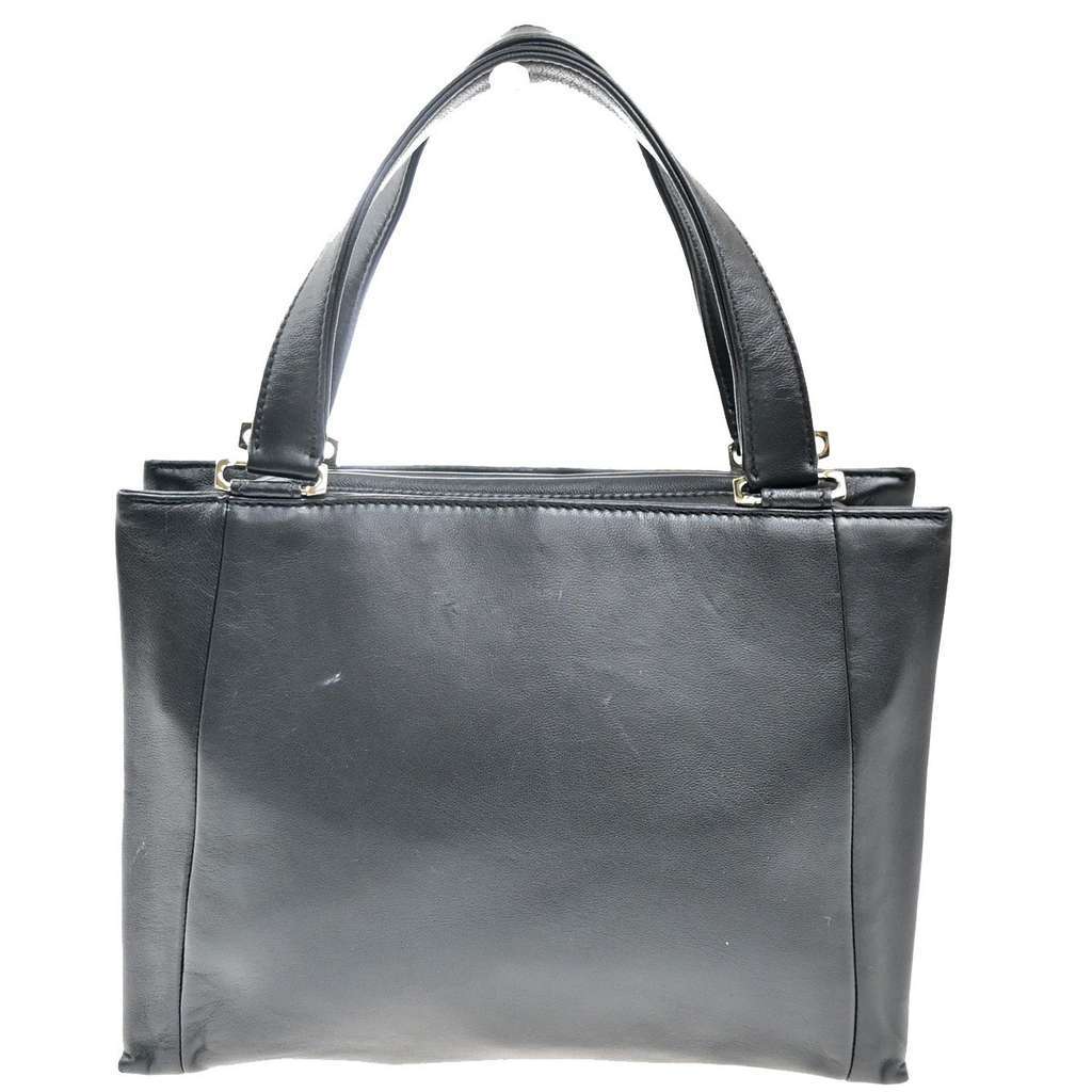 Loewe Anagram Tote Black Leather Good condition - Back View