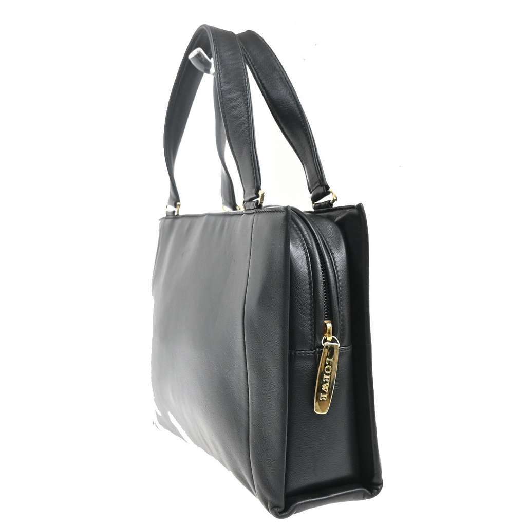 Loewe Anagram Tote Black Leather Good condition - Model View