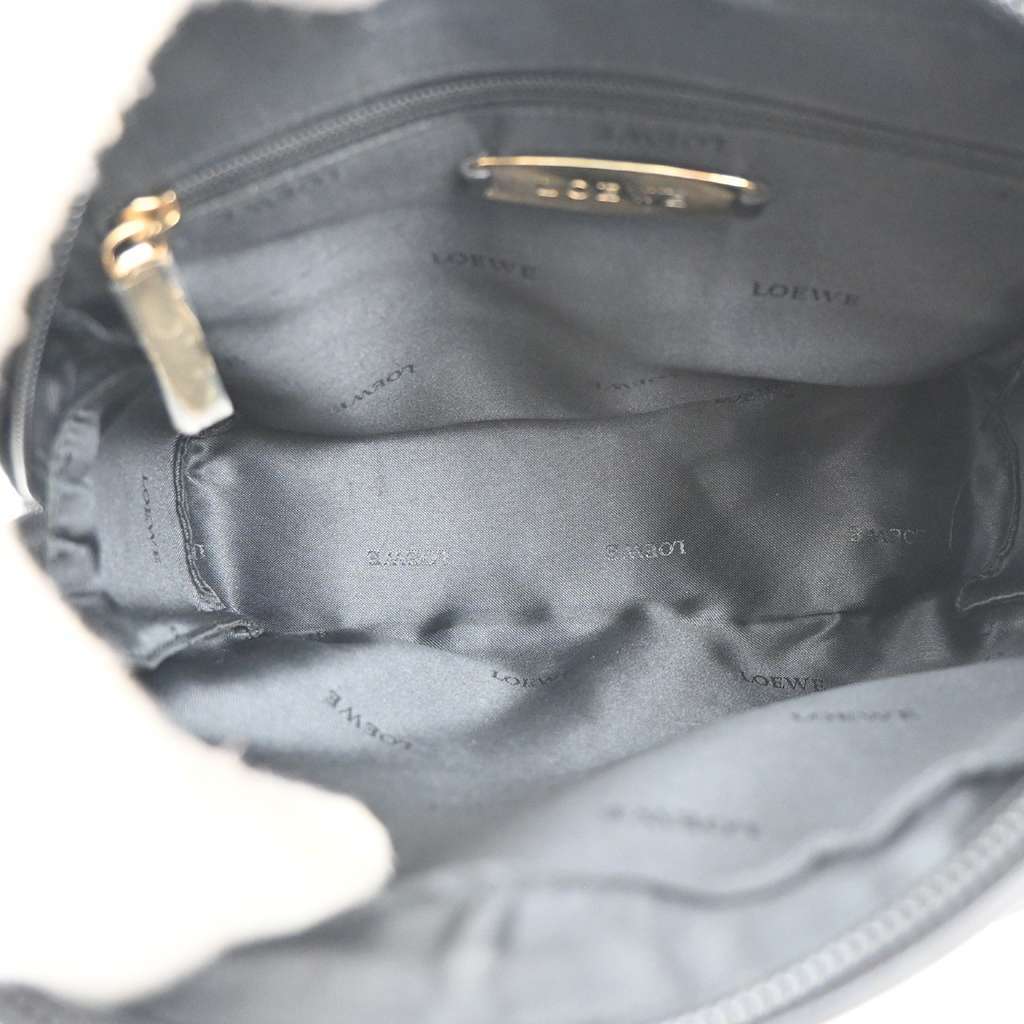 Loewe Anagram Tote Black Leather Good condition - Box View